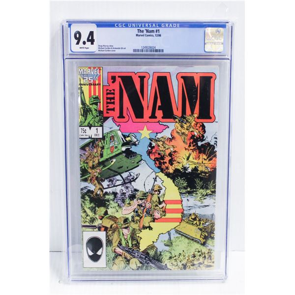 1076) CGC 9.4 MARVEL COMICS THE ?NAM #1