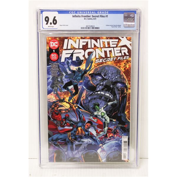 1067) CGC 9.6 DC COMICS INFINITE FRONTIER: SECRET