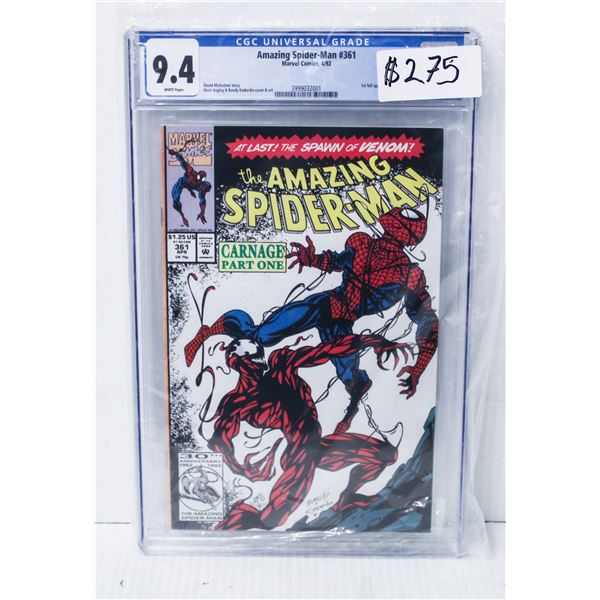 1061) CGC 9.4 MARVEL COMICS AMAZING SPIDER MAN