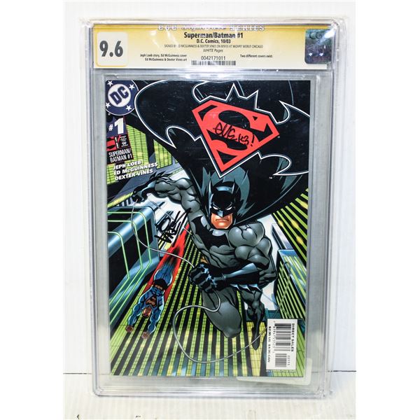 1058) CGC 9.6 SIGNATURE SERIES DC COMICS SUPERMAN