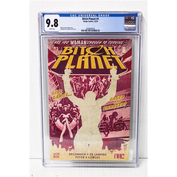 1071) CGC 9.8 IMAGE COMICS BITCH PLANET #1