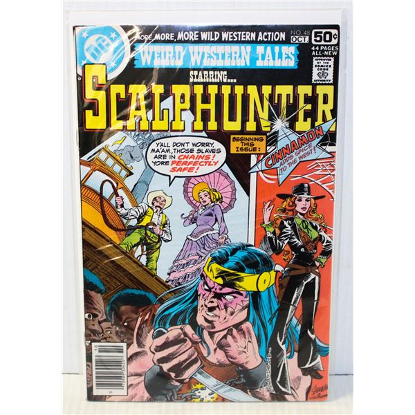 125) DC WEIRD WESTERN ?SCALPHUNTER #48