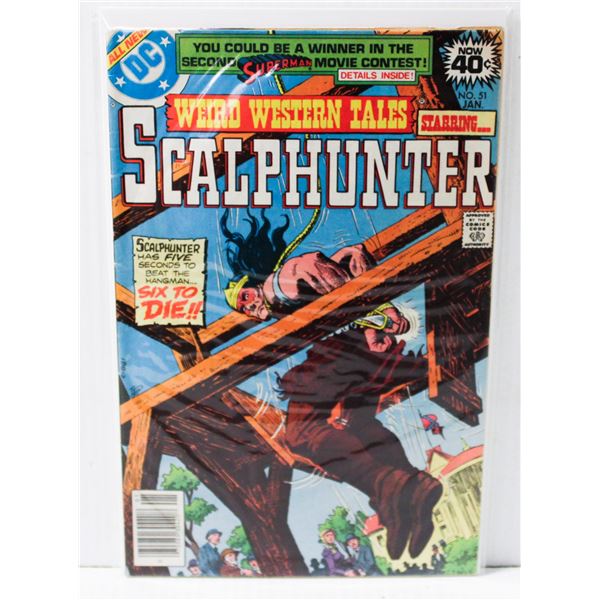 128) DC WEIRD WESTERN ?SCALPHUNTER#51