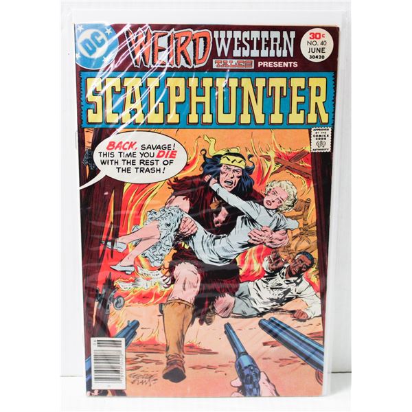 129) DC WEIRD WESTERN ?SCALPHUNTER #40