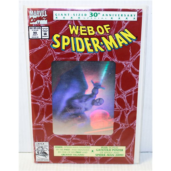 191) MARVEL WEB OF SPIDER MAN #90 30TH ANNIVERSARY