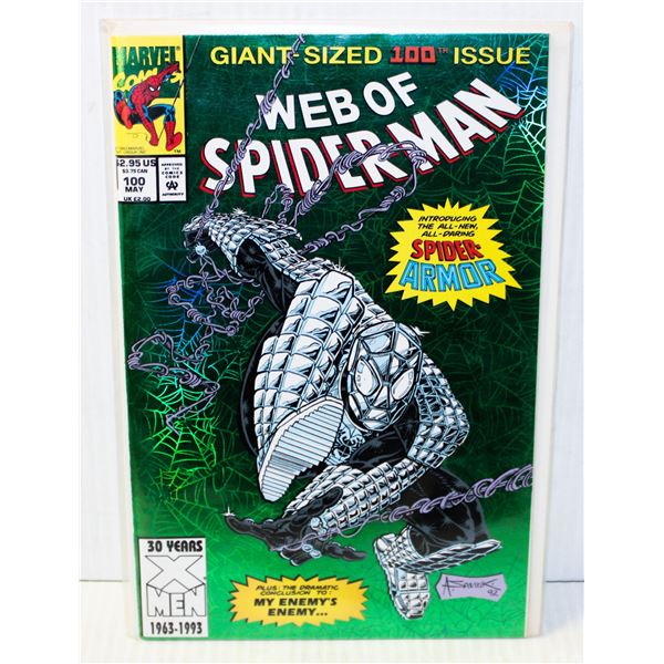 192) MARVEL WEB OF SPIDER MAN #100 GIANT SIZED