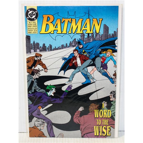 237) DC BATMAN A WORD TO THE WISE