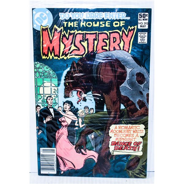 814) DC COMICS HOUSE OF MYSTERY #292