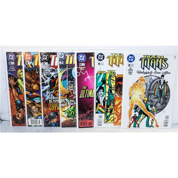 952) DC COMICS THE TITANS LOT OF 7 COMICS