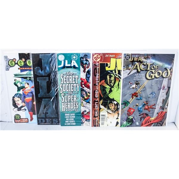 995) DC COMICS LOT OF 5 JUSTICE LEAGUE OF AMERICA