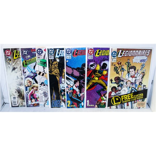 889) DC COMICS LOT OF 7 LEGIONNAIRES COMICS INC