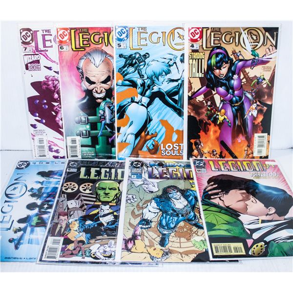 886) DC COMICS LOT OF 8 LEGION COMICS