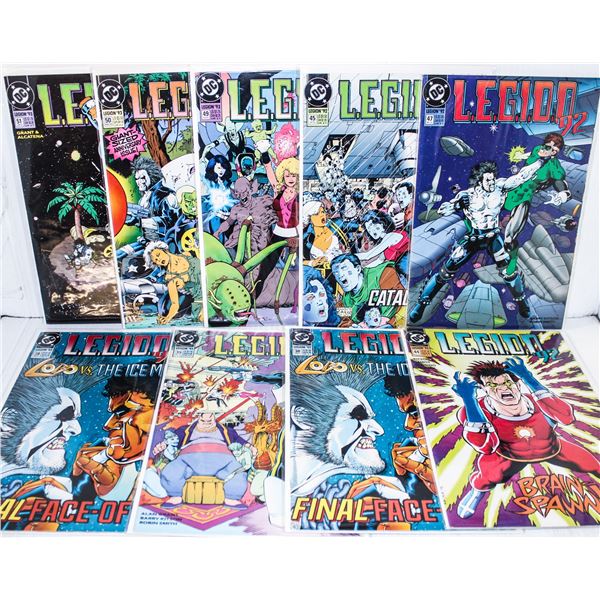 882) DC COMICS LOT OF 8 LEGION COMICS