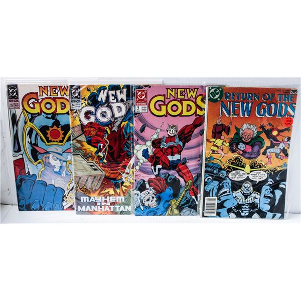 548) DC COMICS THE NEW GODS LOT OF 4 BOOKS