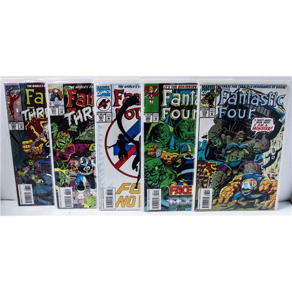 757) MARVEL COMICS FANTASTIC FOUR LOT OF 5 BOOKS