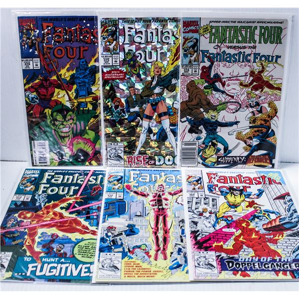 756) MARVEL COMICS FANTASTIC FOUR LOT OF 6 BOOKS