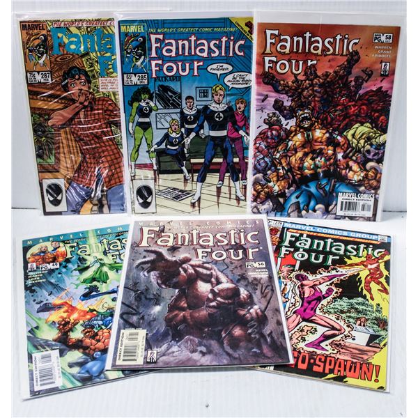 754) MARVEL COMICS FANTASTIC FOUR LOT OF 6 BOOKS