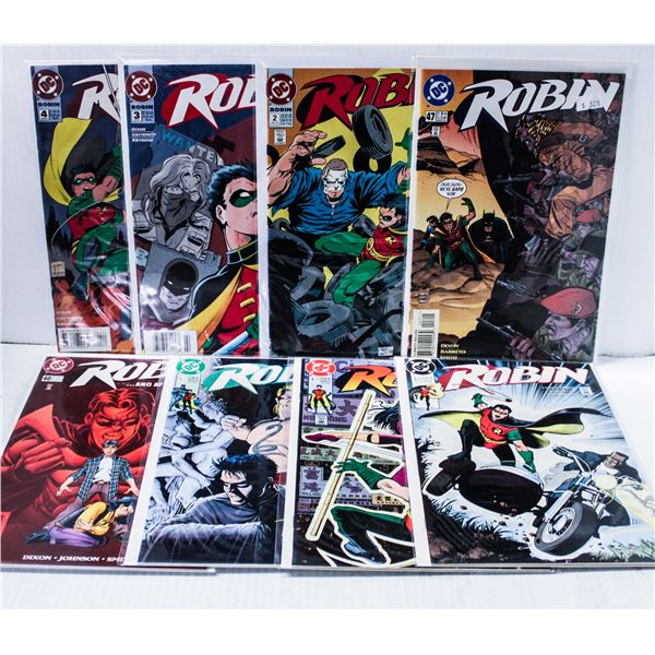 895) DC COMICS ROBIN LOT OF 8 COMICS