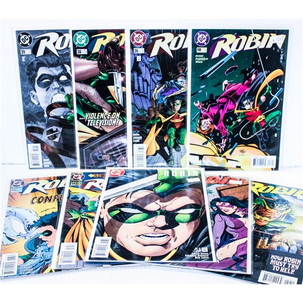 896) DC COMICS ROBIN LOT OF 9 COMICS