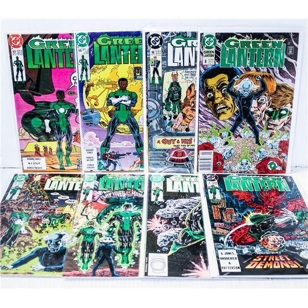 252) DC LOT OF 8 GREEN LANTERN BOOKS