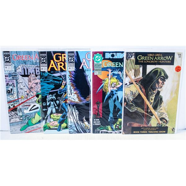 245) DC LOT OF 5 GREEN ARROW BOOKS