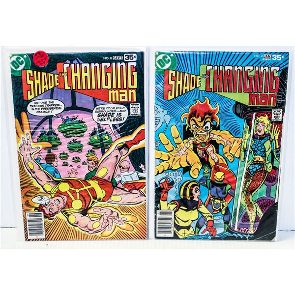 759) DC COMICS SHADE THE CHANGING MAN #4, #8