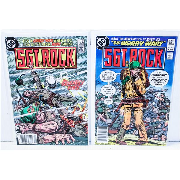 760) DC COMICS SGT ROCK #377, #409