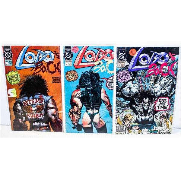 541) DC COMICS LOBO?S BACK #1,2,3