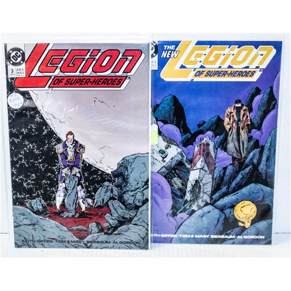 535) DC COMICS LEGION OF SUPER HEROES #1, #3