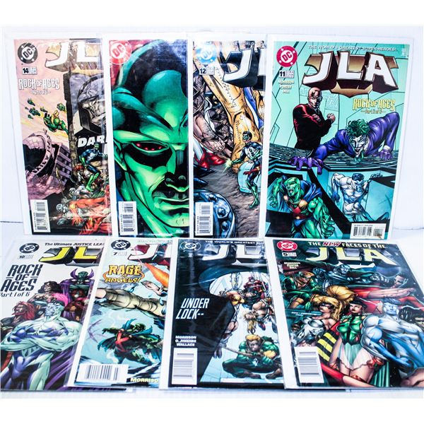 981) DC COMICS LOT OF 8 JSA COMICS