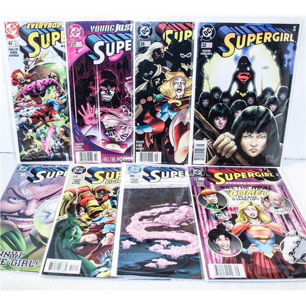 772) DC COMICS SUPERGIRL LOT OF 8 COMICS