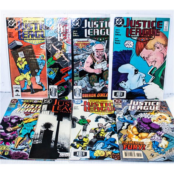 806) DC COMICS JUSTICE LEAGUE LOT OF 8 COMICS