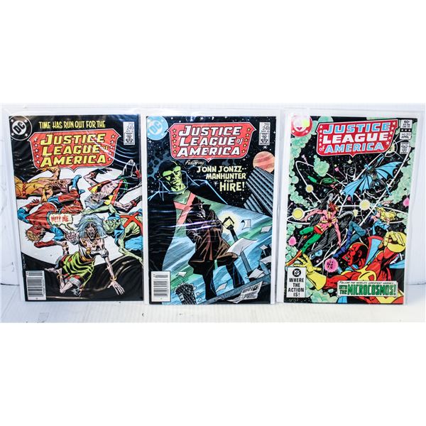 984) DC COMICS JLA #213, #248, #249