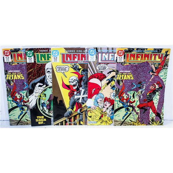 815) DC COMICS INFINITY INC LOT OF 5 COMICS