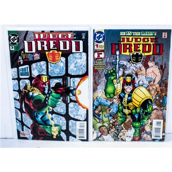 810) DC COMICS JUDGE DREDD #1, 3