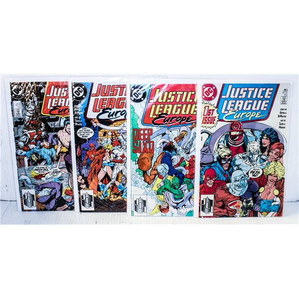 803) DC COMICS JUSTICE LEAGUE EUROPE #1-4