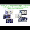 Image 1 : Group of 2 United States Mint Proof Sets 2002-2003 20 coins.