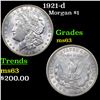 Image 1 : 1921-d Morgan Dollar $1 Grades Select Unc