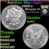 Image 1 : ***Auction Highlight*** 1888-s Morgan Dollar $1 Graded Select Unc BY USCG (fc)