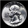 Image 2 : 1948-d Washington Quarter 25c Grades Choice+ Unc