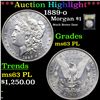Image 1 : ***Auction Highlight*** 1889-o Morgan Dollar $1 Graded Select Unc PL BY USCG (fc)