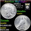 Image 1 : ***Auction Highlight*** 1928-s Peace Dollar $1 Graded Select+ Unc BY USCG (fc)