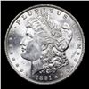 Image 2 : 1891-p Morgan Dollar $1 Grades Select+ Unc