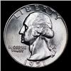 Image 2 : 1951-p Washington Quarter 25c Grades GEM++ Unc