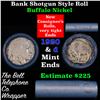 Image 1 : Buffalo Nickel Shotgun Roll in Old Bank Style 'Bell Telephone'  Wrapper 1920 & d Mint Ends