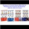 Image 1 : Group of 2 United States Mint Set in Original Government Packaging! From 2005-2006 with 42 Coins Ins