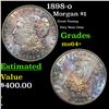 Image 1 : 1898-o Morgan Dollar $1 Grades Choice+ Unc