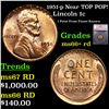 Image 1 : 1951-p Lincoln Cent Near TOP POP! 1c Graded ms66+ rd BY SEGS