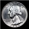 Image 2 : 1953-d Washington Quarter 25c Grades GEM+ Unc
