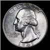 Image 2 : 1941-p Washington Quarter 25c Grades Choice+ Unc